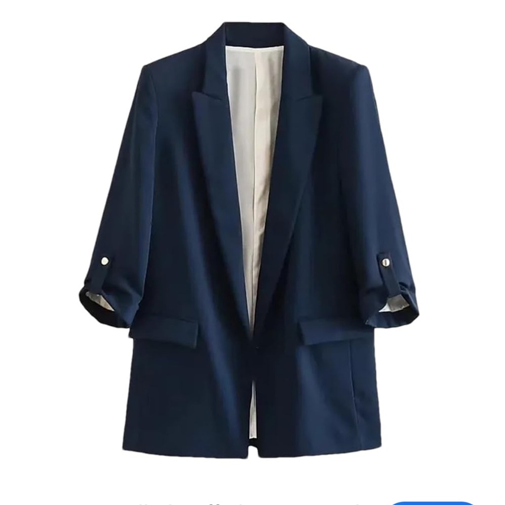 Zara Navy Blazer L
